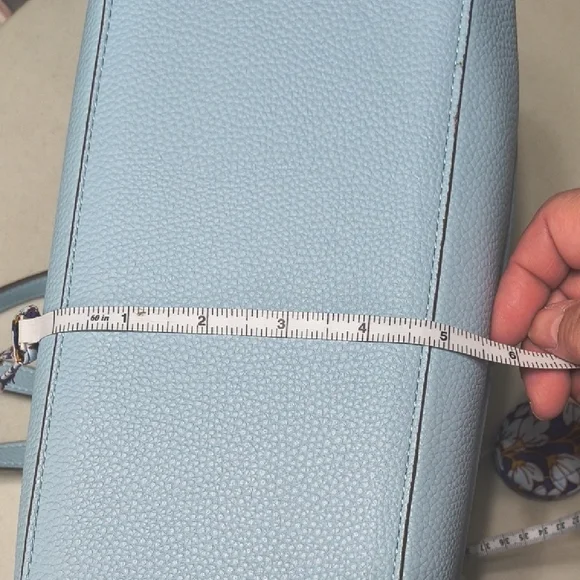 Nanette Lepore Kassandra Triple Section Shoulder Bag Ice Blue - Picture 11 of 15